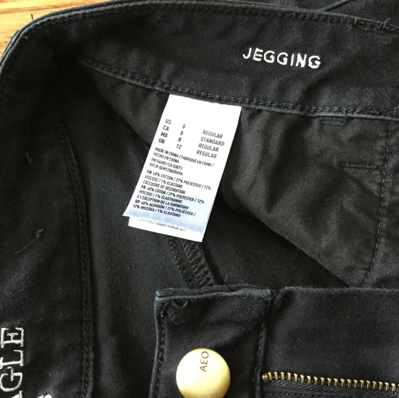 American Eagle black jeggings - Picture 5 of 5